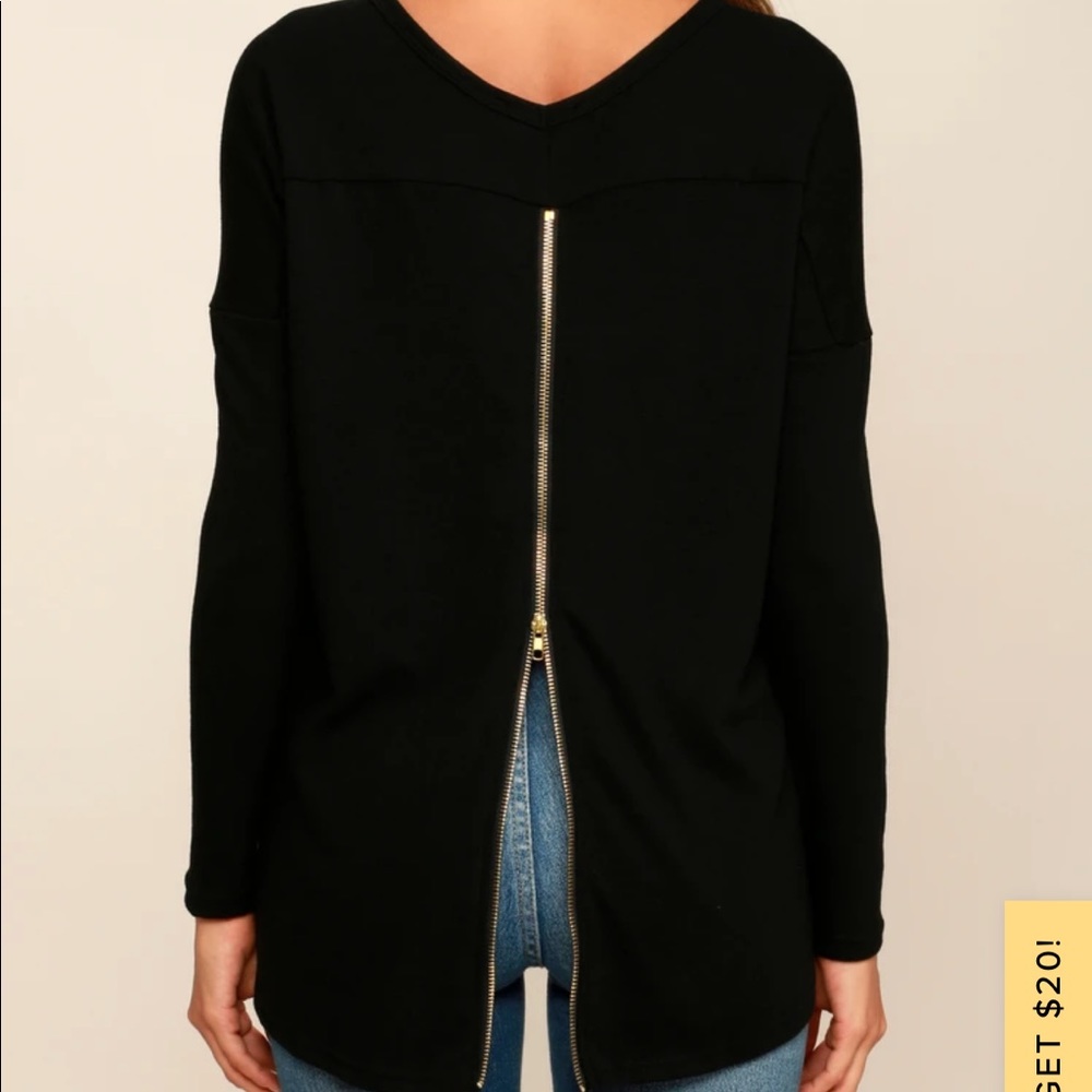 Lulus black top - Picture 2 of 5